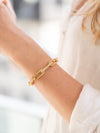 Oval Edged Diamond Chain Bracelet