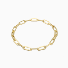  Oval Edged Chain Necklace